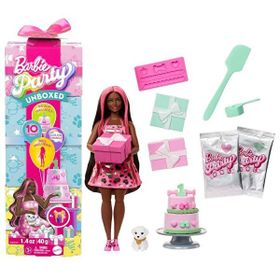 Barbie JFG68 - Mavi Kutu JFG71 Parti Paketi Minik Dostumun Doğum Günü Serisi