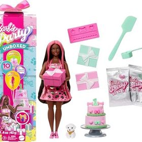 Barbie JFG68 - Mavi Kutu JFG71 Parti Paketi Minik Dostumun Doğum Günü Serisi