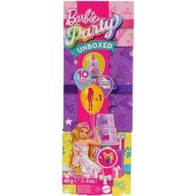 Barbie JFG68 - Mor Kutu JFG70 Parti Paketi Minik Dostumun Doğum Günü Serisi