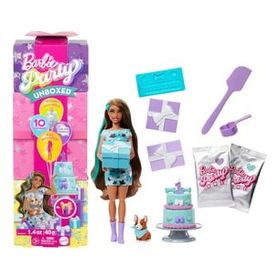 Barbie JFG68 - Pembe Kutu JFG72 Parti Paketi Minik Dostumun Doğum Günü Serisi