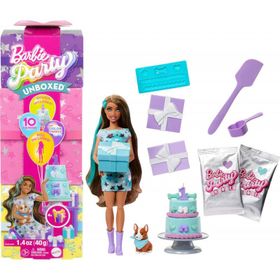 Barbie JFG68 - Pembe Kutu JFG72 Parti Paketi Minik Dostumun Doğum Günü Serisi
