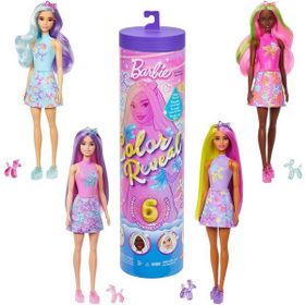 Barbie JFV58 Color Reveal Balondan Hayvan Figürleri Serisi Sürpriz Paket Oyun Seti