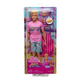 Barbie JFV65 Mysteries Beach Detectives Ken Bebek