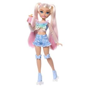 Barbie JFX96 Dream Besties Paten Partisi Malibu Bebek ve Aksesuarları