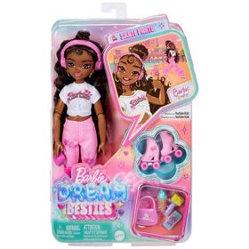 Barbie JFX97 Dream Besties Paten Partisi Brooklyn Bebek ve Aksesuarları