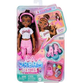 Barbie JFX97 Dream Besties Paten Partisi Brooklyn Bebek ve Aksesuarları