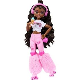 Barbie JFX97 Dream Besties Paten Partisi Brooklyn Bebek ve Aksesuarları