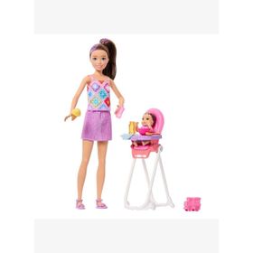Barbie JJB44 Bebek Bakıcısı Skipper Mama Sandalyeli Oyun Seti