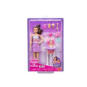 Barbie JJB44 Bebek Bakıcısı Skipper Mama Sandalyeli Oyun Seti