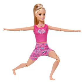 Barbie JJN55 Sesli ve Işıklı Duyarlı Hareketler Bebeği