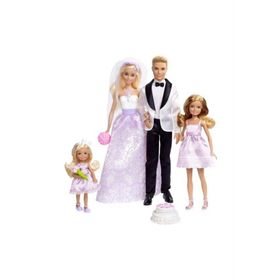 Barbie Ken Gelin Damat Kız Kardeşler Düğün Seti Oyuncak