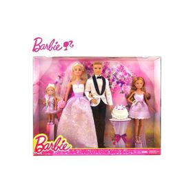 Barbie Ken Gelin Damat Kız Kardeşler Düğün Seti Oyuncak