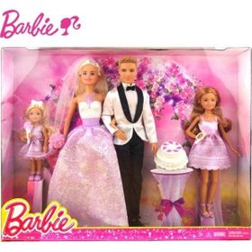 Barbie Ken Gelin Damat Kız Kardeşler Düğün Seti Oyuncak