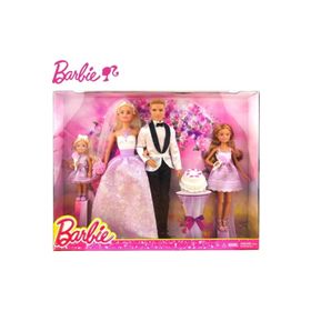 Barbie Ken Gelin Damat Kız Kardeşler Düğün Seti Oyuncak