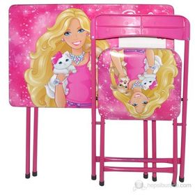 Barbie Kız Çocuk İçin Ders Çalışma Masası