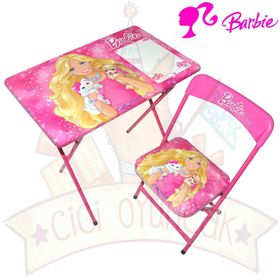 Barbie Kız Çocuk İçin Ders Çalışma Masası