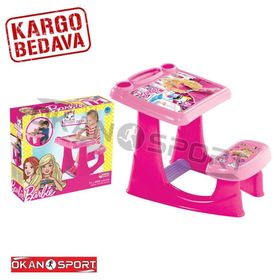 Barbie Kız Çocuk İçin Ders Çalışma Masası