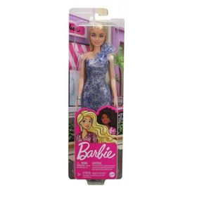 Barbie Mavi Pırıltılı Elbise