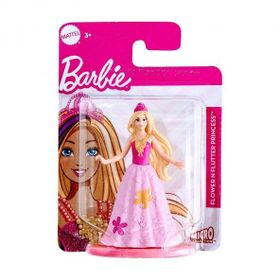 Barbie Mini Figürler Flower N Flutter Prıncess - Sarı Pembe