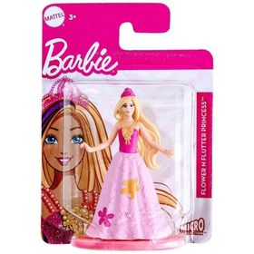 Barbie Mini Figürler Flower N Flutter Prıncess - Sarı Pembe