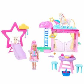 Barbie MTL-HNT67 A Touch Of Magic Pembe Chelsea ve Pegasus Oyun Seti