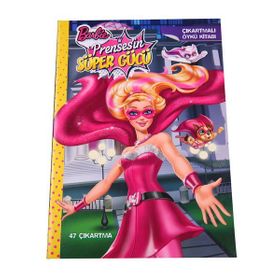 Barbie Prensesin Süper Gücü Çıkartmalı Öykü Kitabı - kollektif
