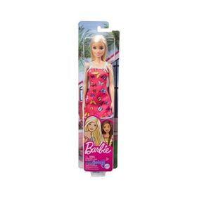 Barbie T7439 Pembe Elbiseli Şık Kıyafetli Bebekler