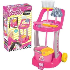 Barbie Vileda Arabalı Temizlik Oyun Seti