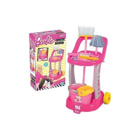 Barbie Vileda Arabalı Temizlik Oyun Seti