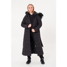 Barbora BT180 Günlük Kışlık Tam Boy Şişme Siyah Kadın Mont