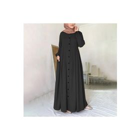 Barbora Günlük Yazlık Tam Boy Tesettür Kadın Elbise