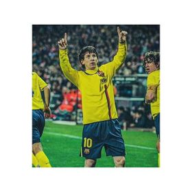 Barcelona 2008/09 Sezonu Sarı Nostalji Lionel Messi Forması