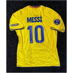 Barcelona 2008/09 Sezonu Sarı Nostalji Lionel Messi Forması