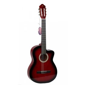 Barcelona LC 3900 CRDS Cutaway Kırmızı Sunburst Klasik Gitar