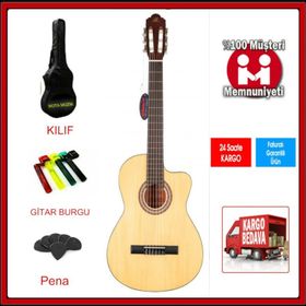 Barcelona LC 3900CNL Cutaway Natural Klasik Gitar