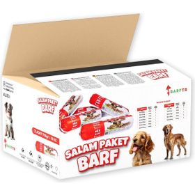 Barftr Mix Barf 10 kg 770 gr Salam Paket Tekli Ambalajlarda Köpek Maması