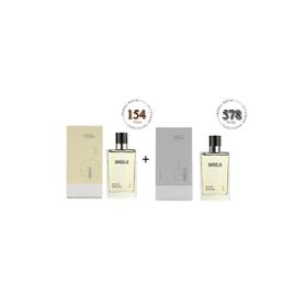 Bargello 154 Floral EDP 50 ml Kadın Parfüm + 578 Woody EDP 50 ml Erkek Parfüm Seti