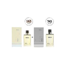 Bargello 163 Floral EDP 50 ml Kadın Parfüm + 743 Woody EDP 50 ml Erkek Parfüm Seti