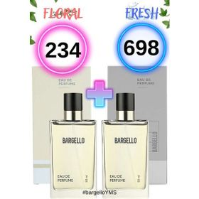 Bargello 2234 Floral Kadın 50 ml + 1698 Fresh 50 ml Erkek Parfüm Seti