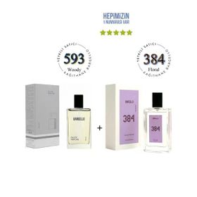 Bargello 384 Floral 50ml +593 Fresh 50 ml EDP Kadın- Erkek Parfüm Seti