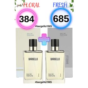 Bargello 384 Floral 50ml +685 Fresh 50 ml EDP Kadın- Erkek Parfüm Seti
