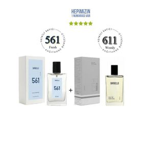 Bargello 561 Fresh 50ml + 611 Woody 50 ml EDP Erkek Parfüm Seti