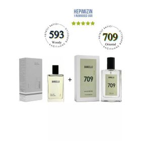 Bargello 709 Oriental EDP 50 ml Erkek Parfüm + 593 Fresh EDP 50 ml Erkek Parfüm