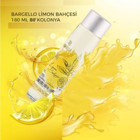 Bargello Limon 180 ml Cam Şişe Kolonya