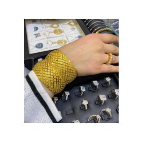 Barış Gold Altın Kaplama 22 Ayar 4 cm Kadın Bilezik