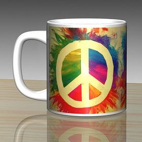 Barış Peace Porselen Kupa Bardak