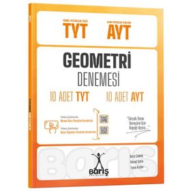 Barış Yayınları 2026 10 Adet TYT 10 Adet AYT TYT-AYT Geometri Denemesi