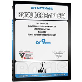 Barış Yayınları 2026 AYT Matematik Polinomlar İkinci Dereceden Denklemler Eşitsizlikler Karmaşık Sayılar Parabol Konu Denemeleri