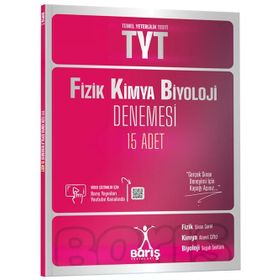 Barış Yayınları 2026 TYT 15 Adet Fizik Kimya Biyoloji FKB Denemesi