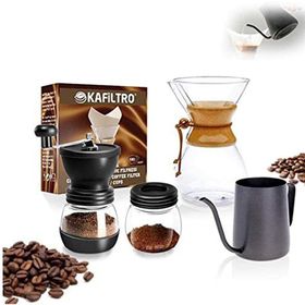 Barista Chemex Set-2 4'lü Set Barista Pour Over Starter Set